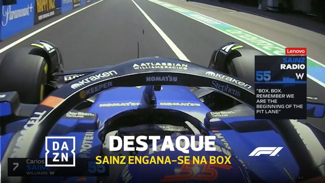 Sainz estava com a cabeça na Ferrari? Espanhol falha a box da Williams