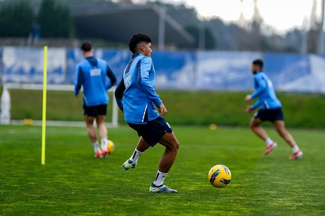William Gomes no treino do Olival