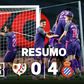 Resumo da goleada do Espanhol em casa do Rayo Vallecano