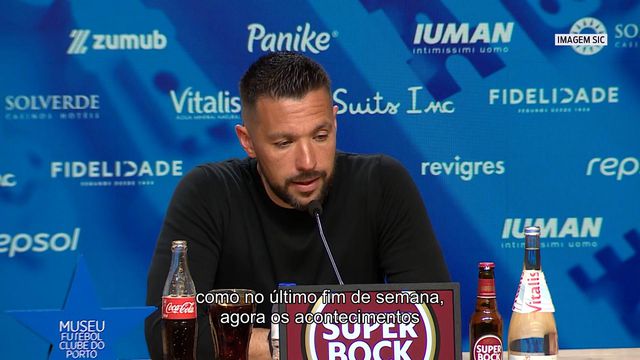 Farioli: «Podíamos fazer uma série na Netflix com o que está a acontecer»