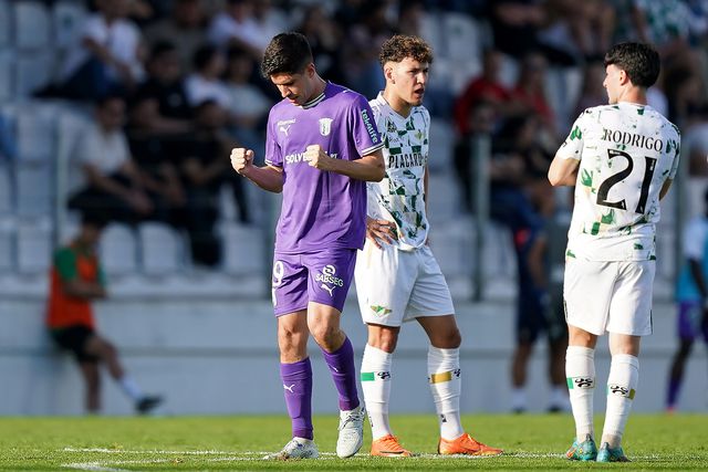 Fran Navarro apontou o golo solitário que garantiu o triunfo bracarense no reduto do Moreirense. Foto: Hugo Delgado/LUSA