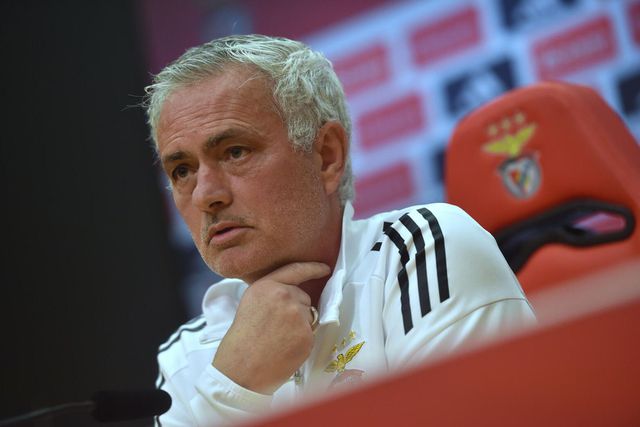 José Mourinho, treinador do Benfica (foto: Miguel Nunes)