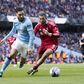 Cherki durante o Manchester City-Liverpool - Foto: IMAGO