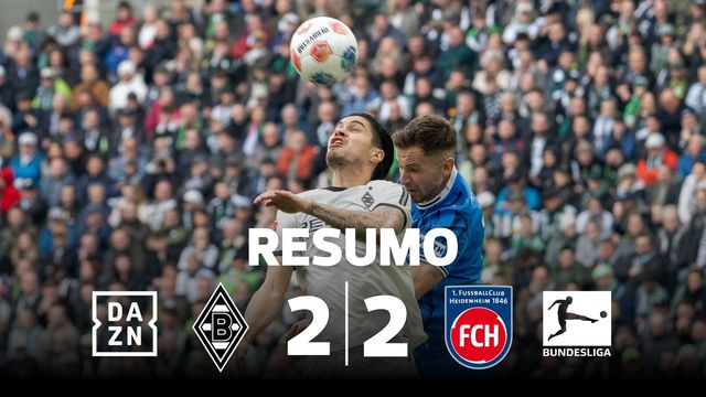 Heidenheim soma um ponto, mas descida parece inevitável (resumo)