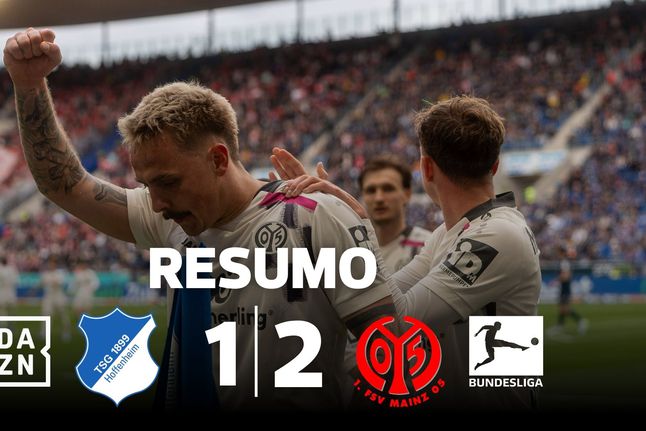 Mainz ameaça sonho europeu de Hoffenheim (resumo)