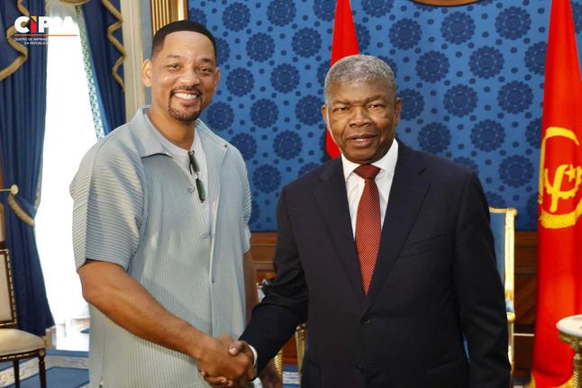 Will Smith com João Lourenço, Presidente de Angola, tema de destaque no Mãe África