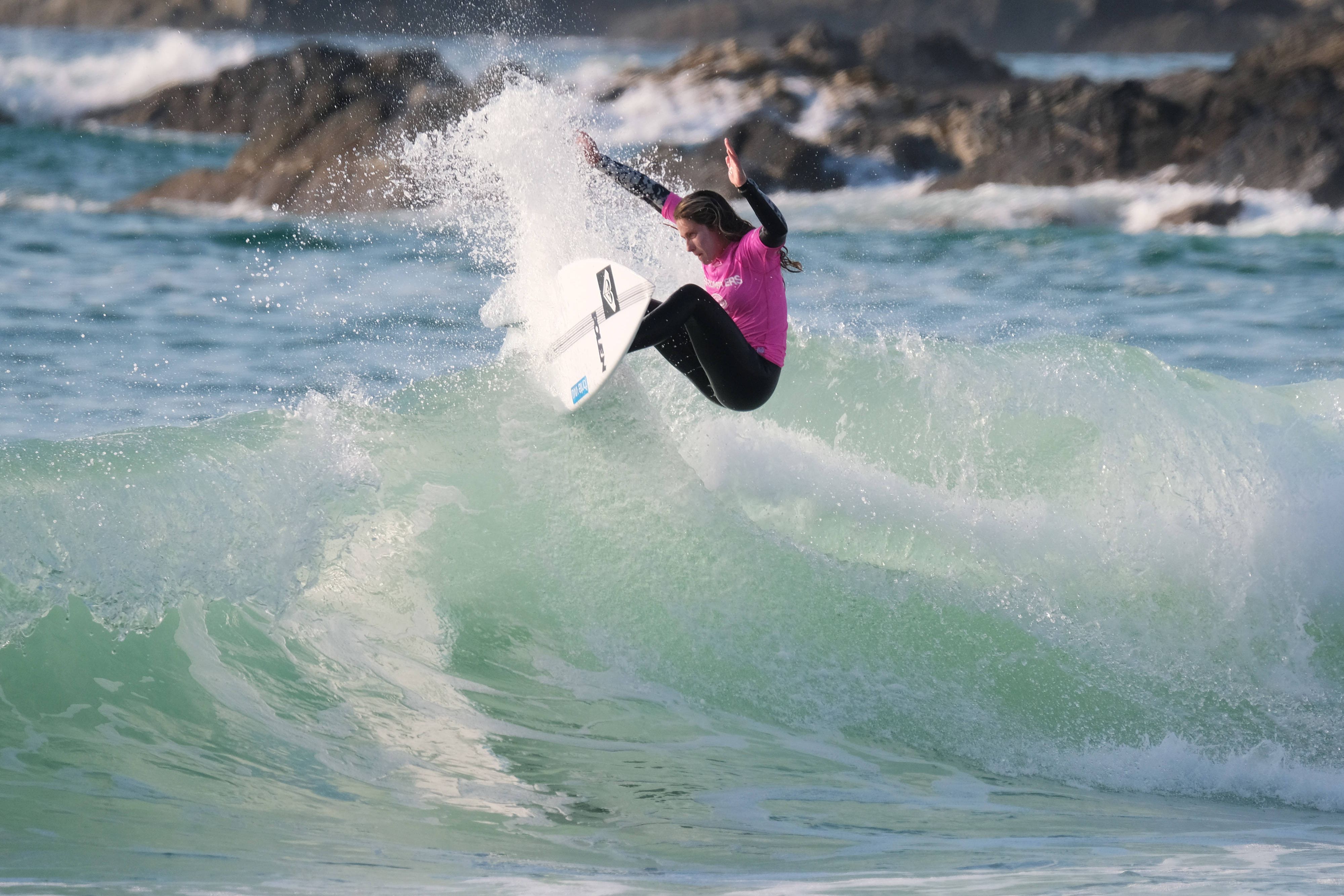 Francisca Veselko em ação na Austrália