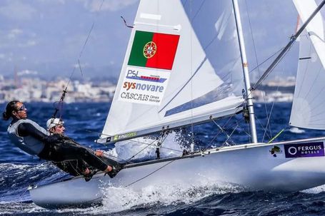 A dupla olímpica portuguesa Carolina João e Diogo Costa - Foto: D. R.