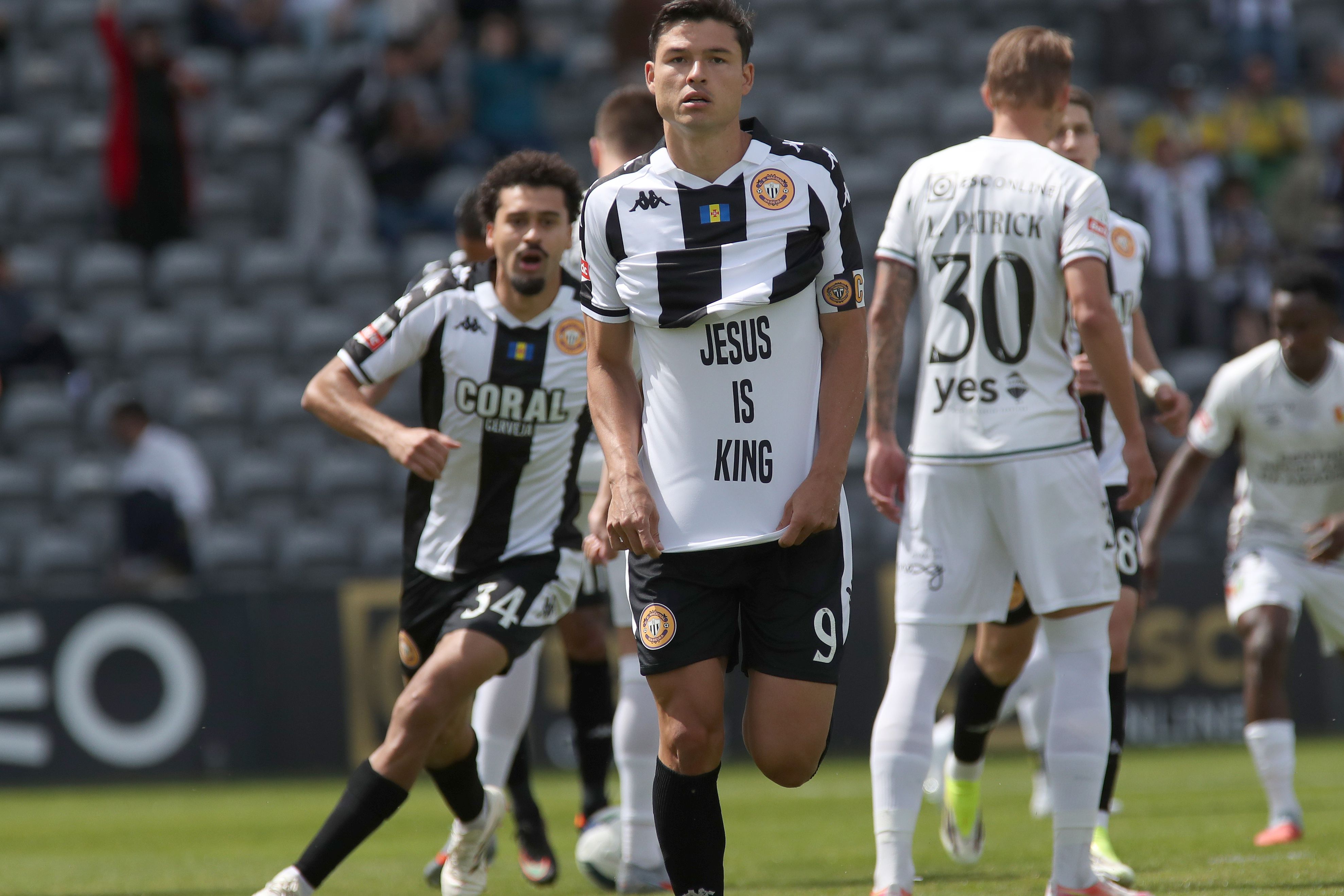 Jesús Ramírez abriu caminho ao triunfo do Nacional, frente ao Estrela da Amadora - Foto: Homem de Gouveia/LUSA