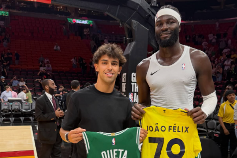 João Félix ao lado de Neemias Queta - Foto: @joaofelix79