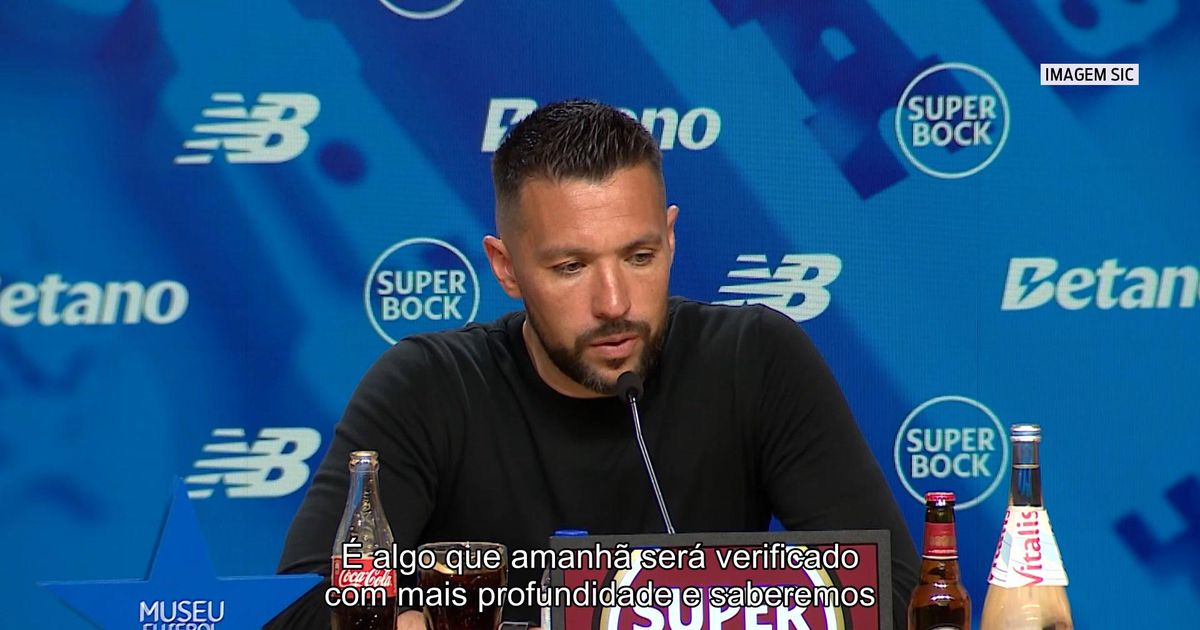 Farioli e o golo sofrido no último minuto: «É preciso ser-se inteligente»