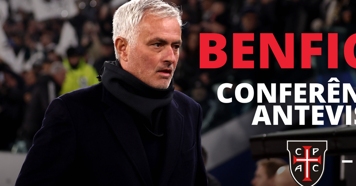 Acompanhe a conferência de imprensa de José Mourinho