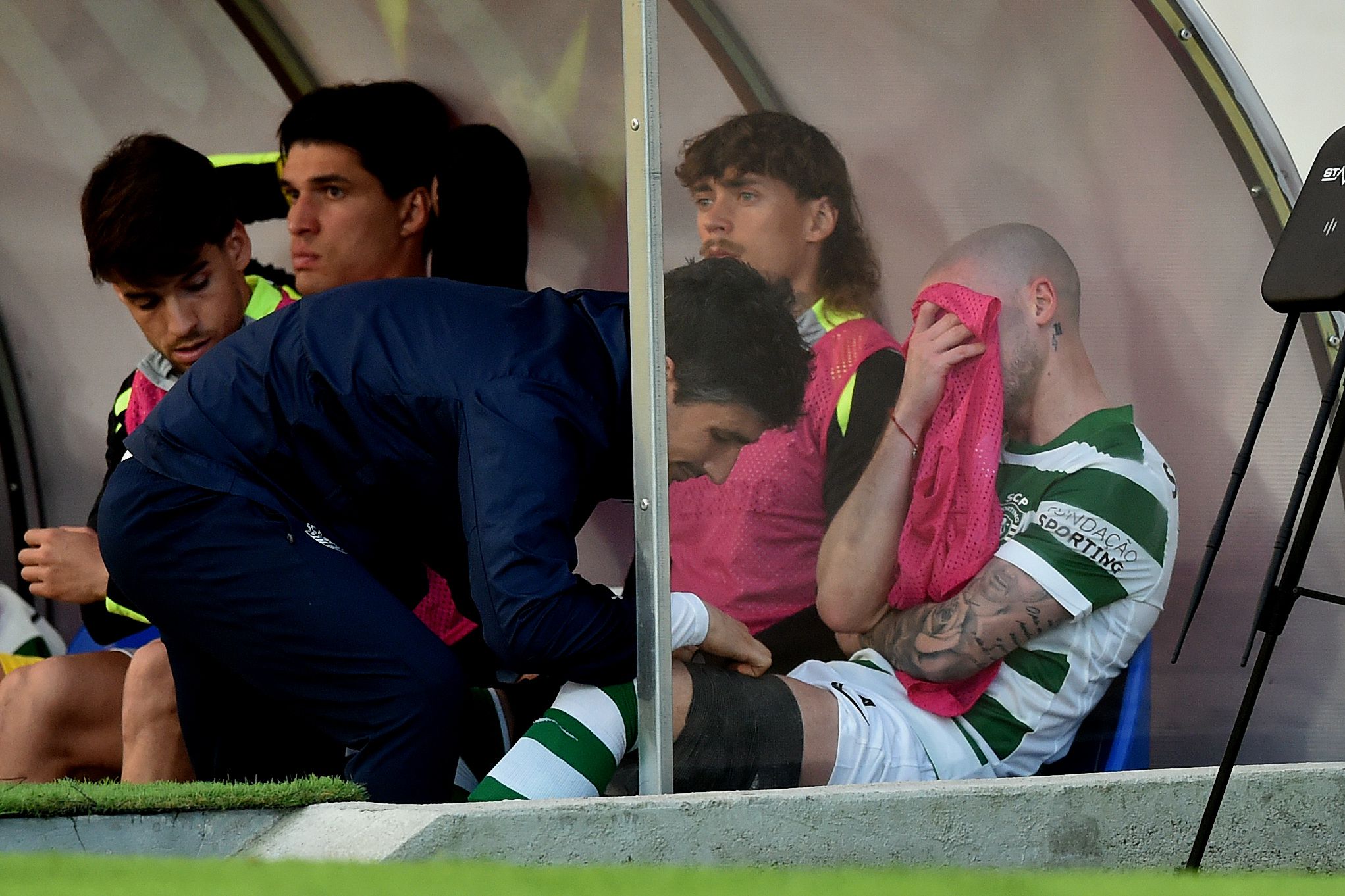 Nuno Santos saiu em lágrimas do encontro com o Alverca - Foto: Miguel Nunes