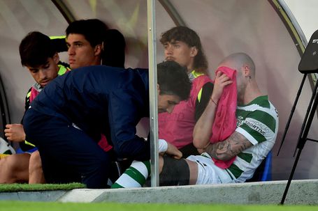 Nuno Santos saiu em lágrimas do encontro com o Alverca - Foto: Miguel Nunes