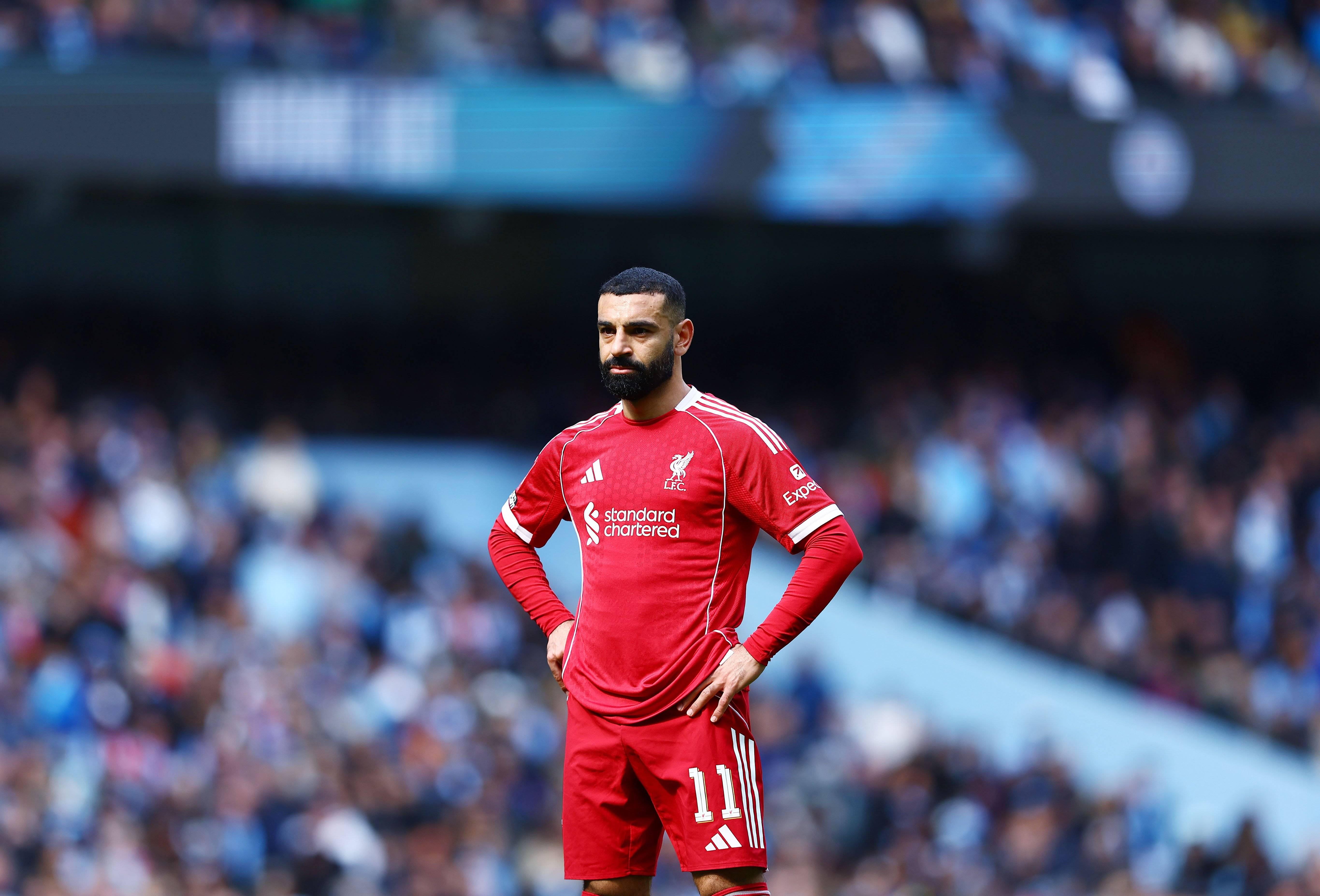Mohamed Salah falhou um penálti na eliminação do Liverpool da Taça no Etihad