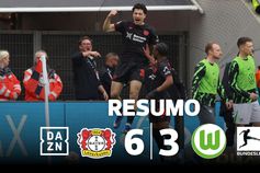 Jogo fantástico em Leverkusen! Nove golos e reviravolta com bis de Grimaldo (resumo)