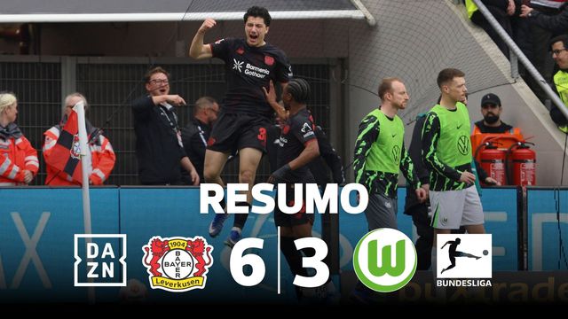 Jogo fantástico em Leverkusen! Nove golos e reviravolta com bis de Grimaldo (resumo)