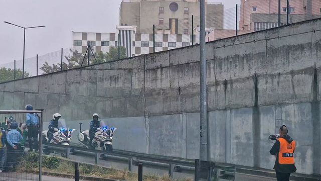 Grande ambiente à chegada do Sporting!