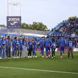 Jogadores do Getafe entraram em campo com as mães