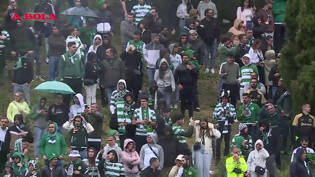 A chegada do Sporting a Alvalade