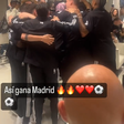 A festa dos jogadores do Real Madrid quando souberam que eram campeões