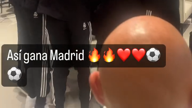 A festa dos jogadores do Real Madrid quando souberam que eram campeões
