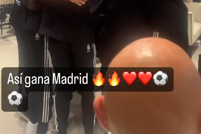 A festa dos jogadores do Real Madrid quando souberam que eram campeões
