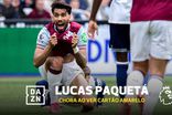 Lucas Paquetá viu o amarelo... e começou a chorar (vídeo)