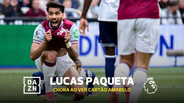 Lucas Paquetá viu o amarelo... e começou a chorar (vídeo)