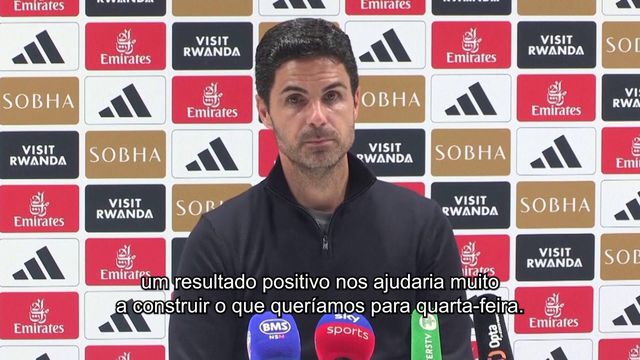 Derrota deixou Arsenal com «sensação má na barriga»