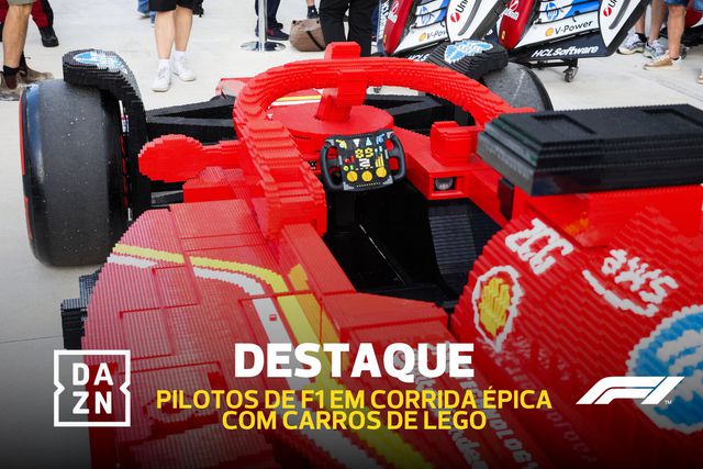Imperdível corrida de Fórmula 1 com carros de Lego (vídeo)