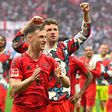 Kimmich, Muller e equipa do Bayern em festa apesar de empate e título adiado