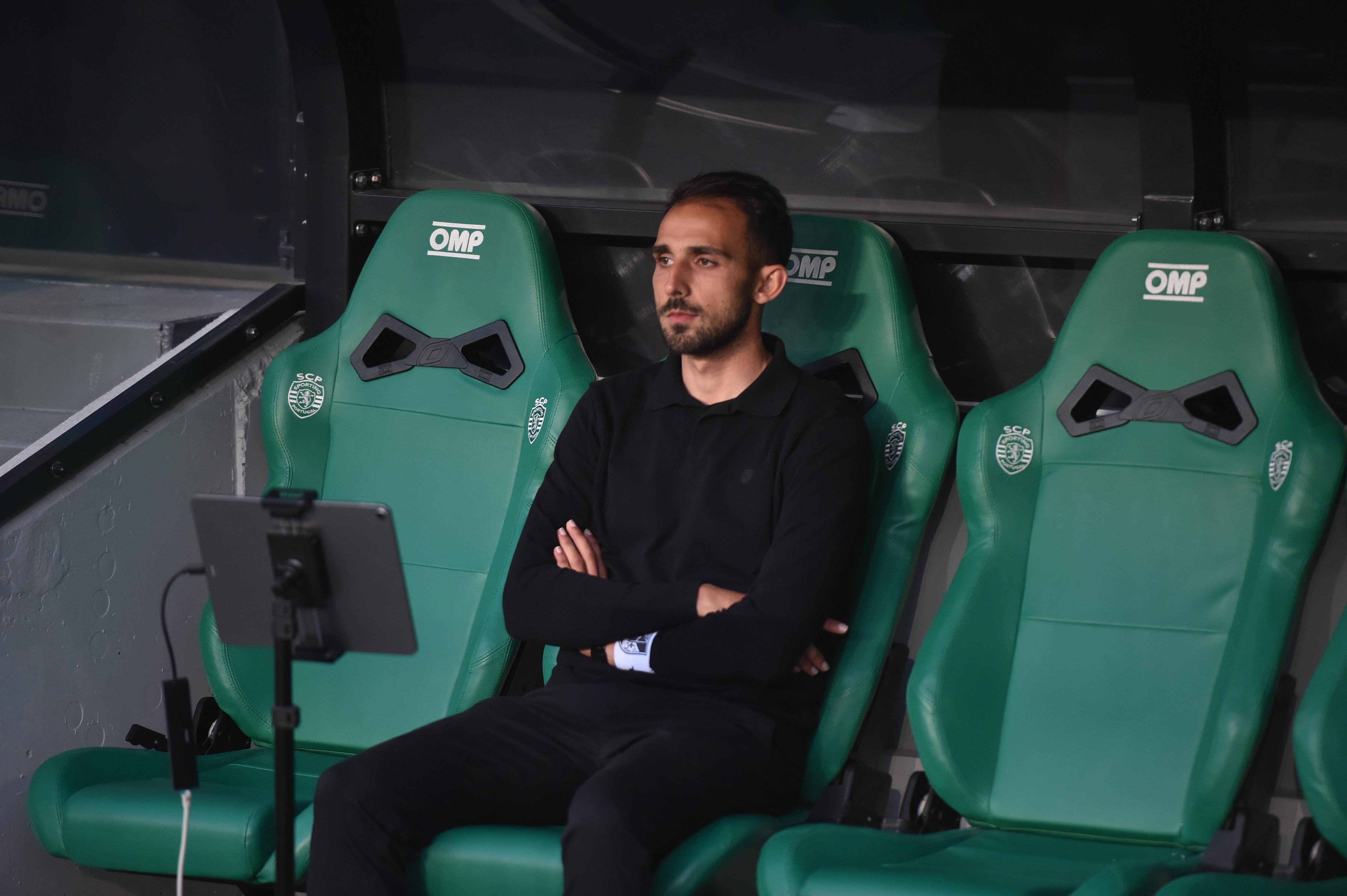 Gil Lameiras antes do Sporting-V. Guimarães - Foto: Miguel Nunes