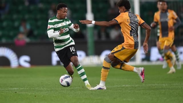 Geny Catamo em ação no Sporting-V. Guimarães - Foto: Miguel Nunes