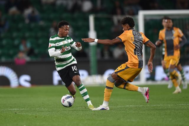 Geny Catamo em ação no Sporting-V. Guimarães - Foto: Miguel Nunes