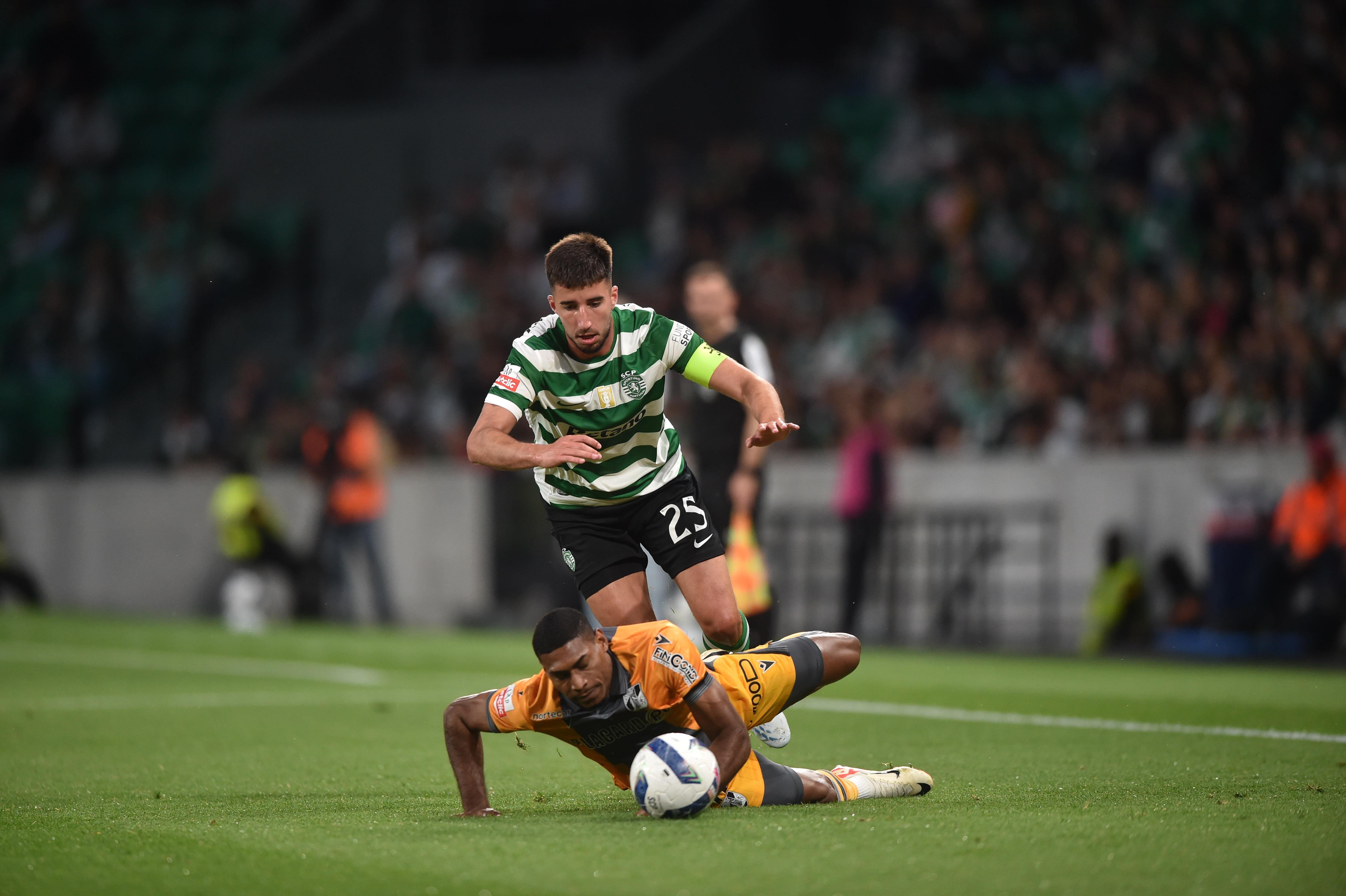 Gonçalo Inácio em ação no Sporting-V. Guimarães - Foto: Miguel Nunes