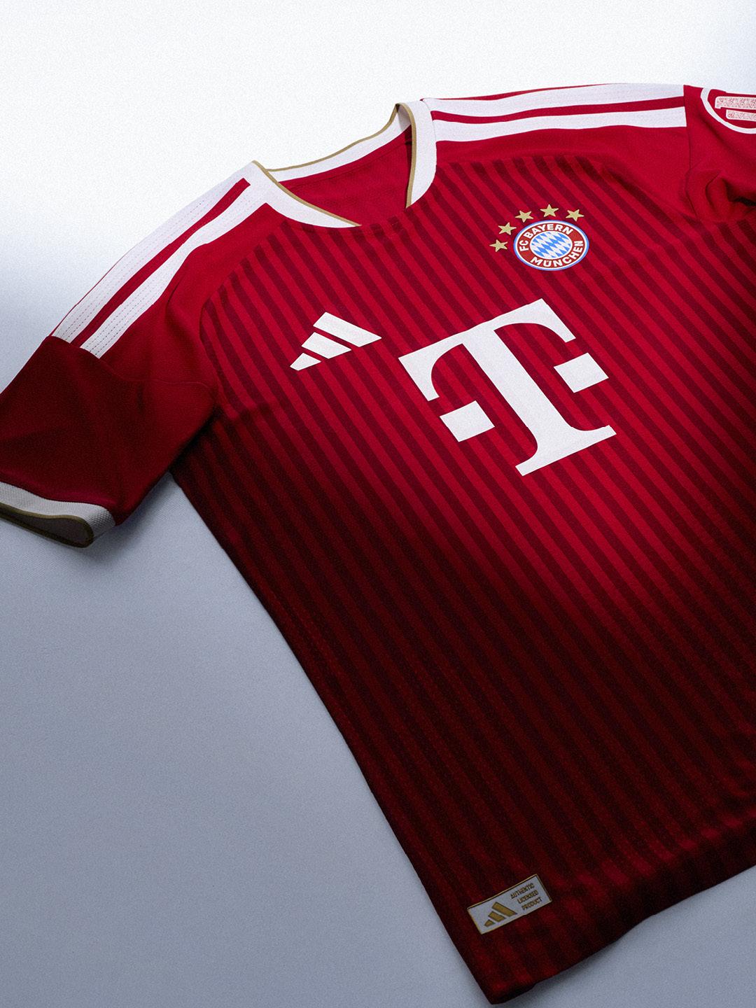 Camisola do Bayern para 2026/27 tem estreia marcada para o jogo da Champions frente ao PSG - Foto: Bayern/Adidas