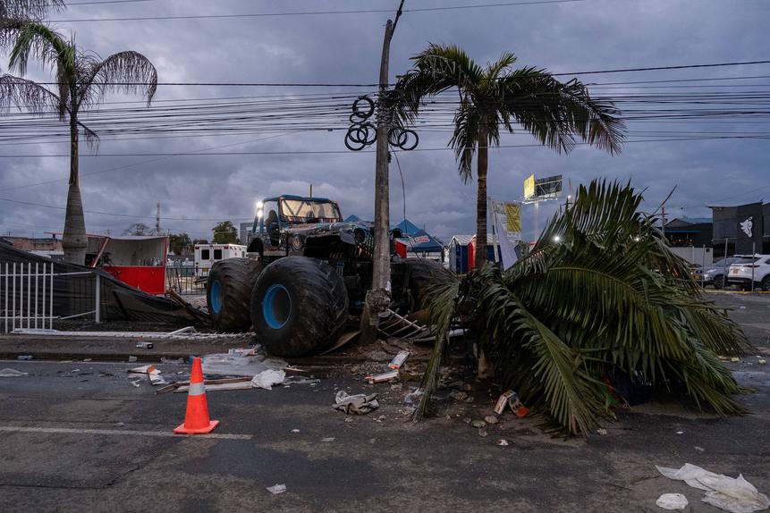 Espetáculo de monster truck acabou em tragédia na Colômbia