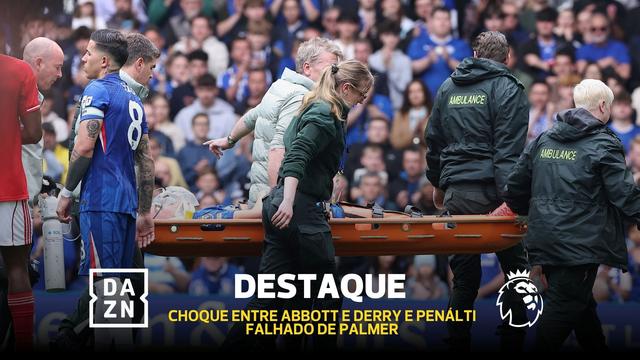Arrepiante! Estreante do Chelsea perde os sentidos e é levado de maca