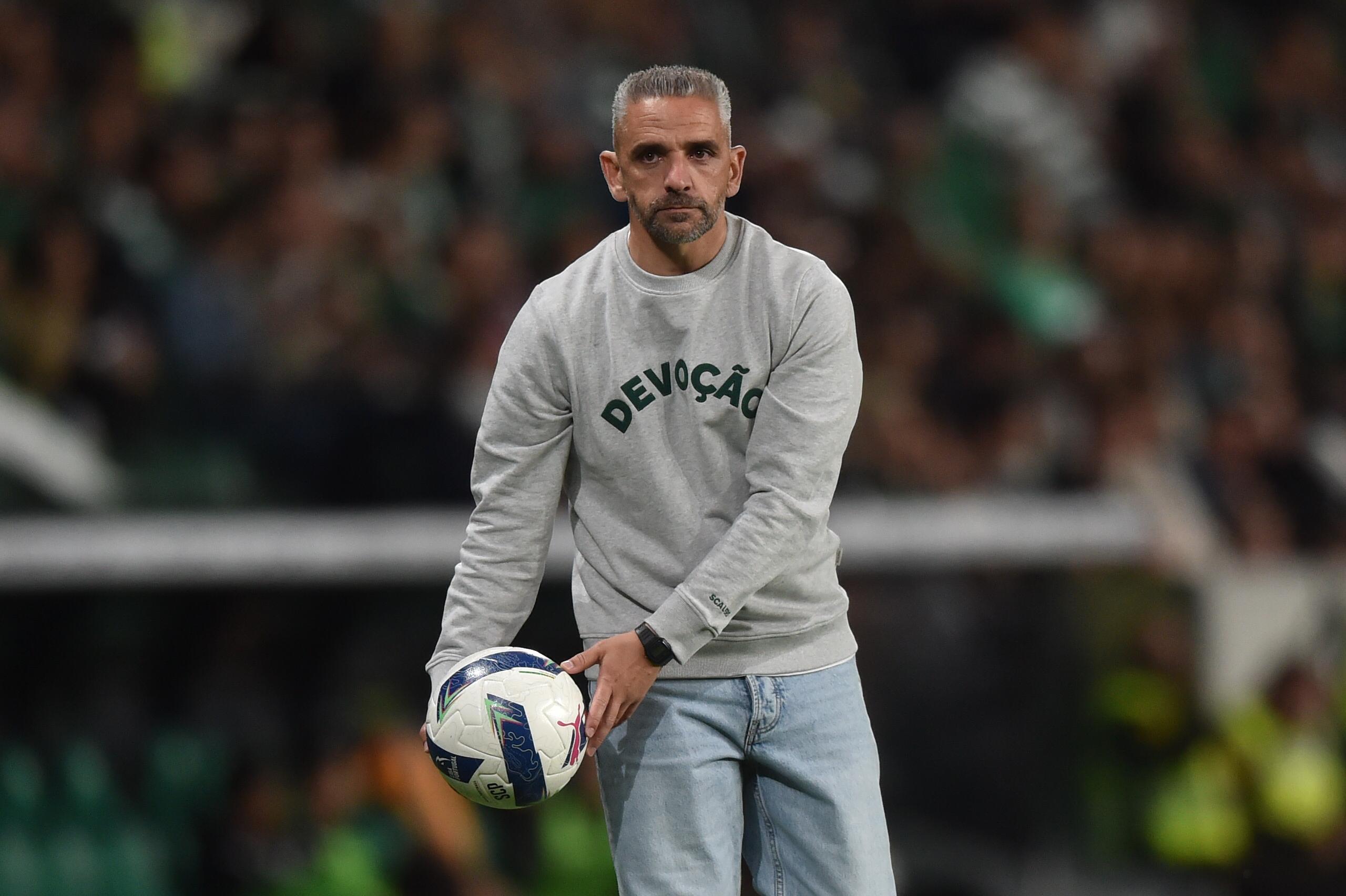Rui Borges, treinador do Sporting - Foto: Miguel Nunes