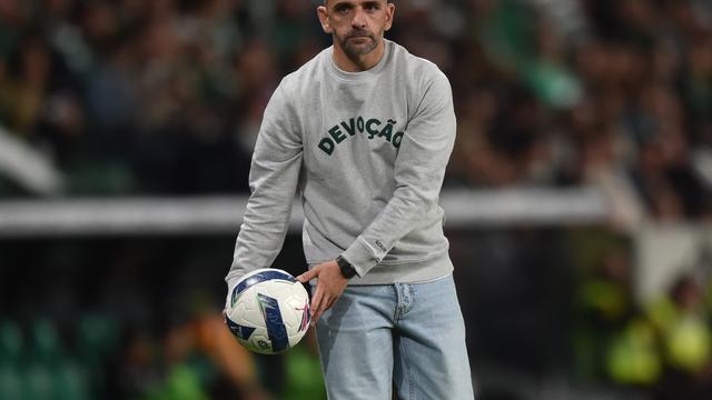 Rui Borges, treinador do Sporting - Foto: Miguel Nunes