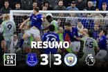 O melhor é ver: aconteceu de tudo neste Everton-Man. City (resumo)