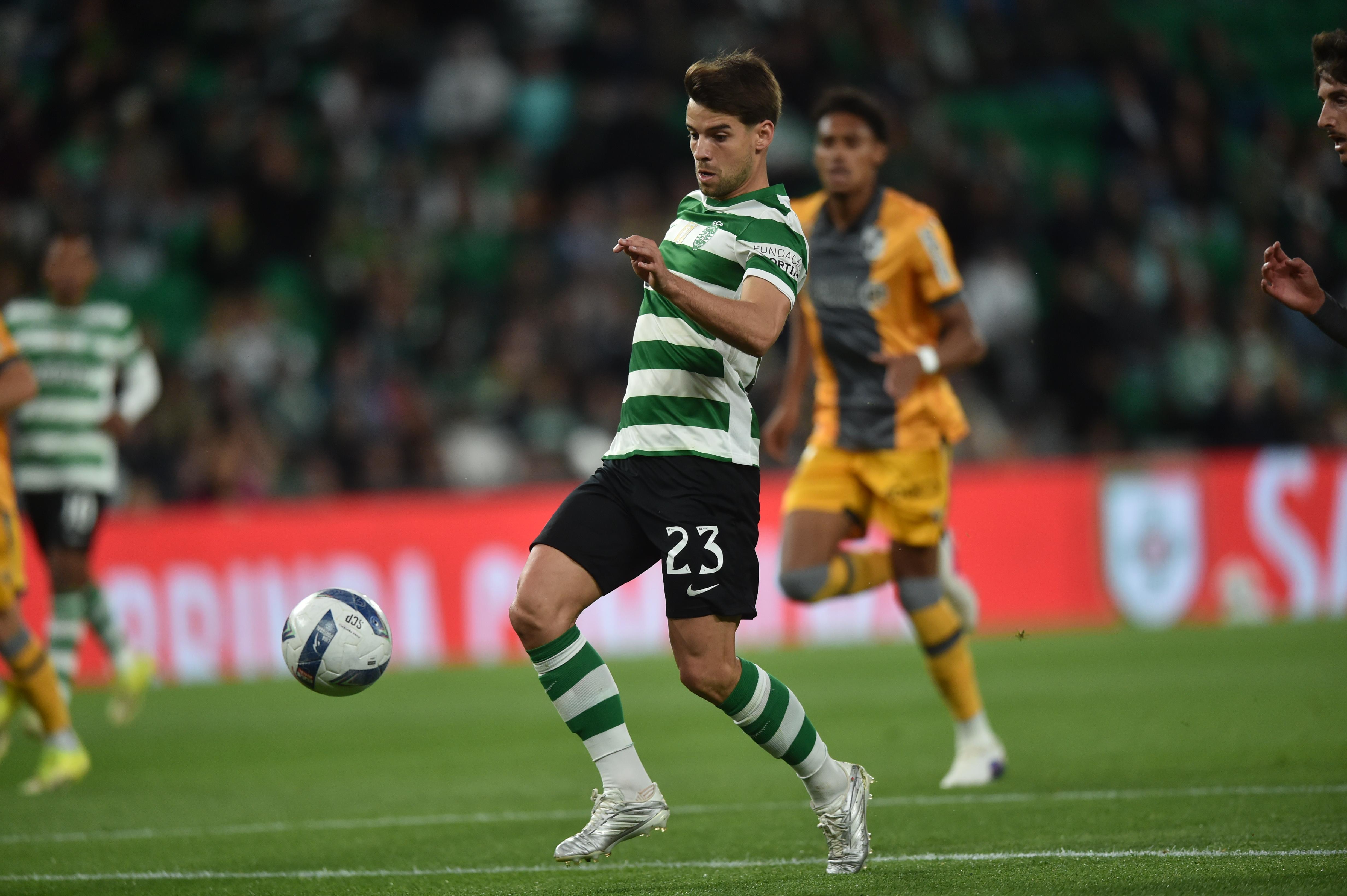 Daniel Bragança finalizou com um toque de classe a excelente jogada que deu o 2-0 frente ao V. Guimarães - Foto: Miguel Nunes