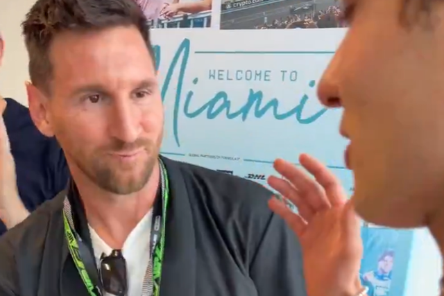 Lionel Messi e Kimi Antonelli conheceram-se após o GP de Miami