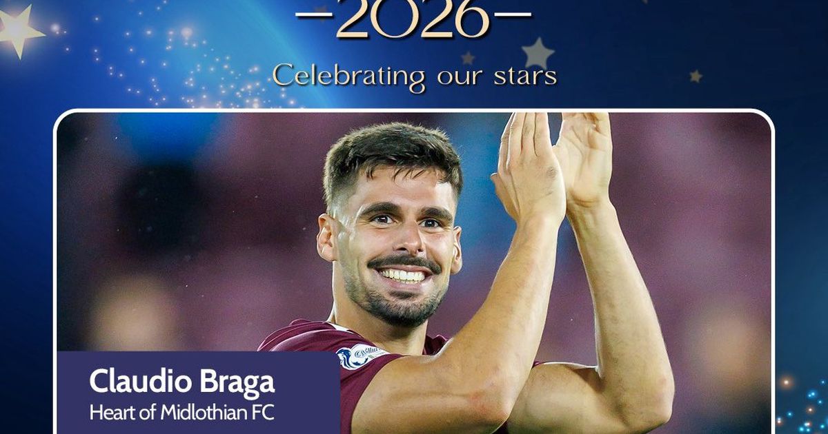 Cláudio Braga eleito jogador do ano na Escócia