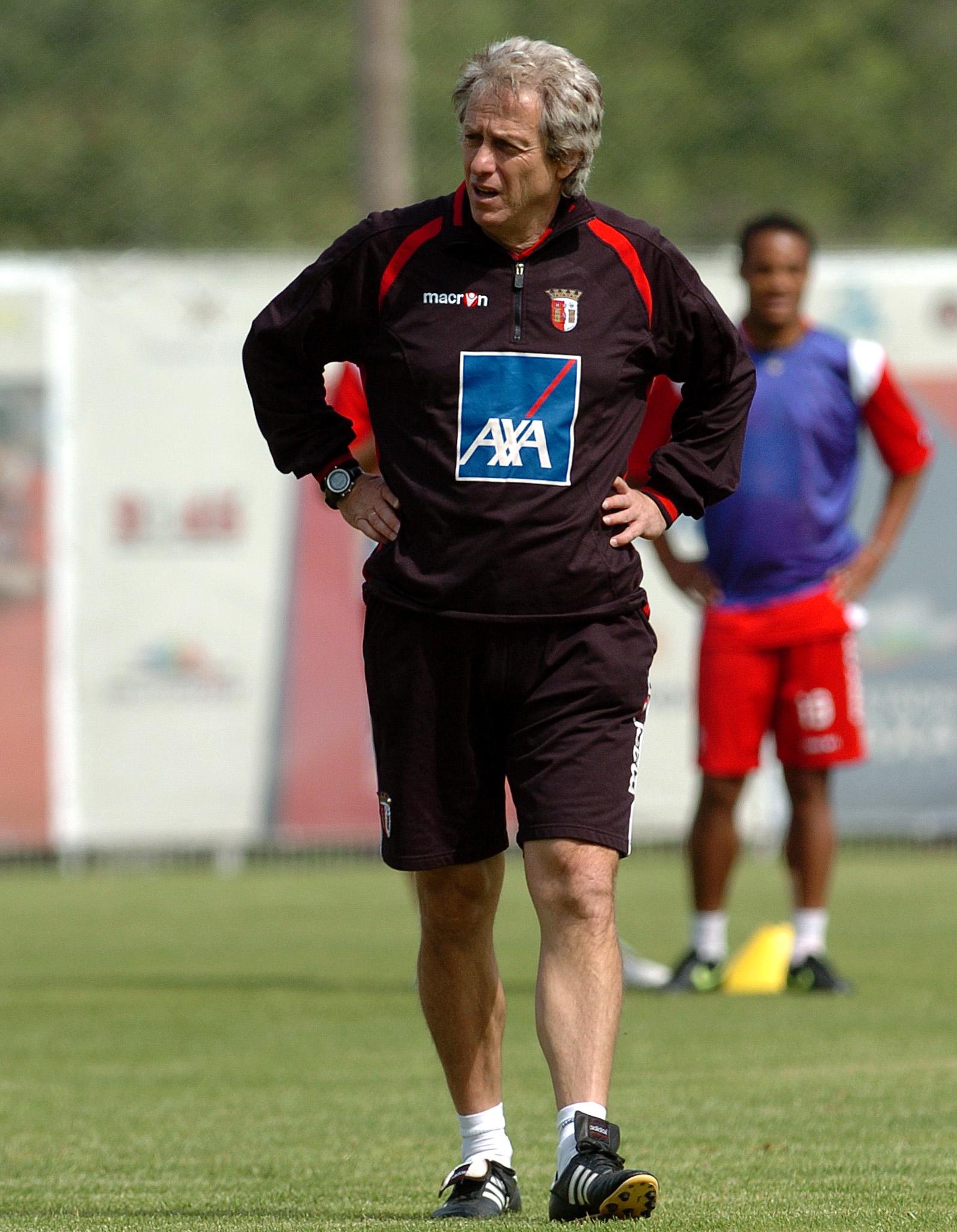 Jorge Jesus treinou o SC Braga em 2009/10 - Foto: A BOLA/Pedro G. Lima