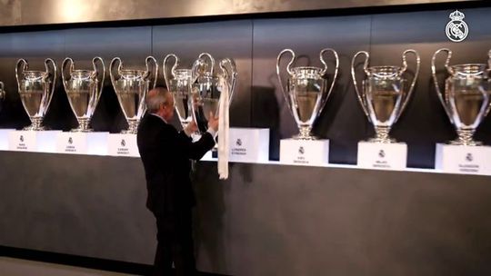 Troféu da Champions já está no museu do Real Madrid