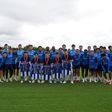 Plantel recebeu campeões europeus de sub-17