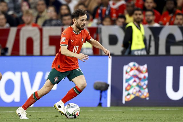 Bernardo Silva em ação frente à Alemanha