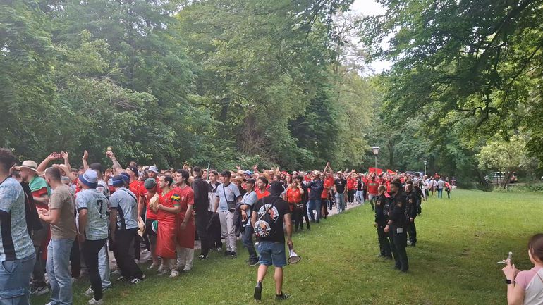 Portugueses fazem a festa antes do jogo com a Alemanha (vídeo)